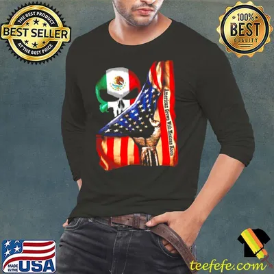 Official Skull American grown with Mexican Roots 2021 Shirt