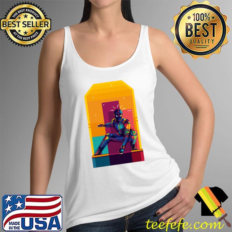 Official Spider-Man Multiverse FFH Pop Art Vintage Shirt Tank Top Official Spider-Man Multiverse FFH Pop Art Vintage Shirt Tank Top