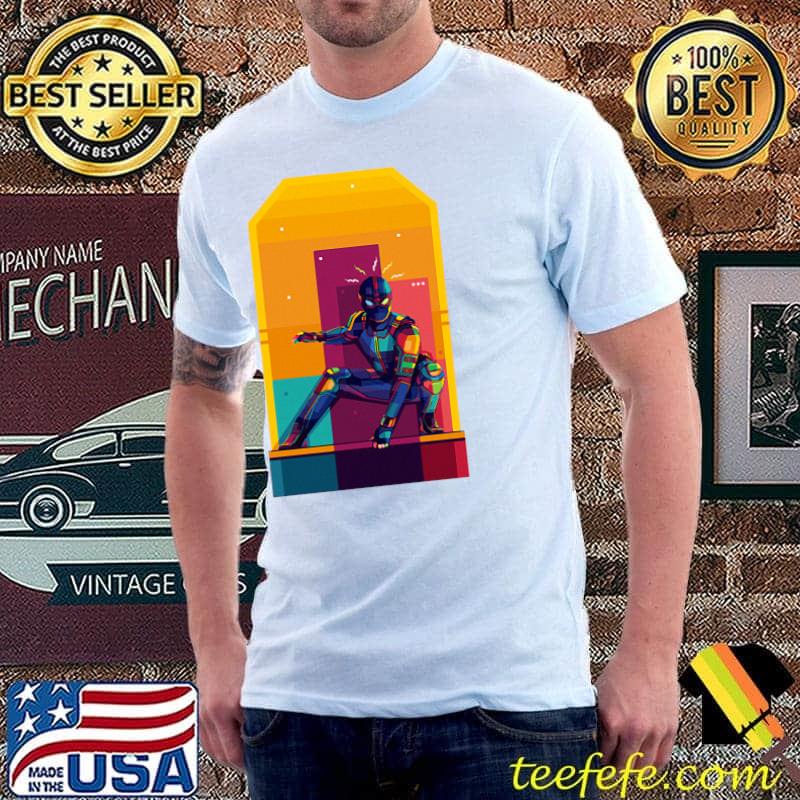 Official Spider-Man Multiverse FFH Pop Art Vintage Shirt Unisex Official Spider-Man Multiverse FFH Pop Art Vintage Shirt Unisex