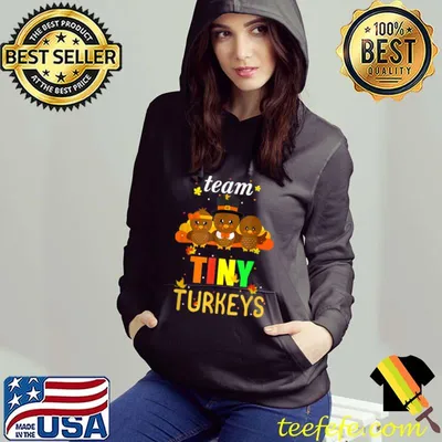 Official Team Tiny Turkeys Nurse Turkey Thanksgiving Fall NICU Nurse T Shirt