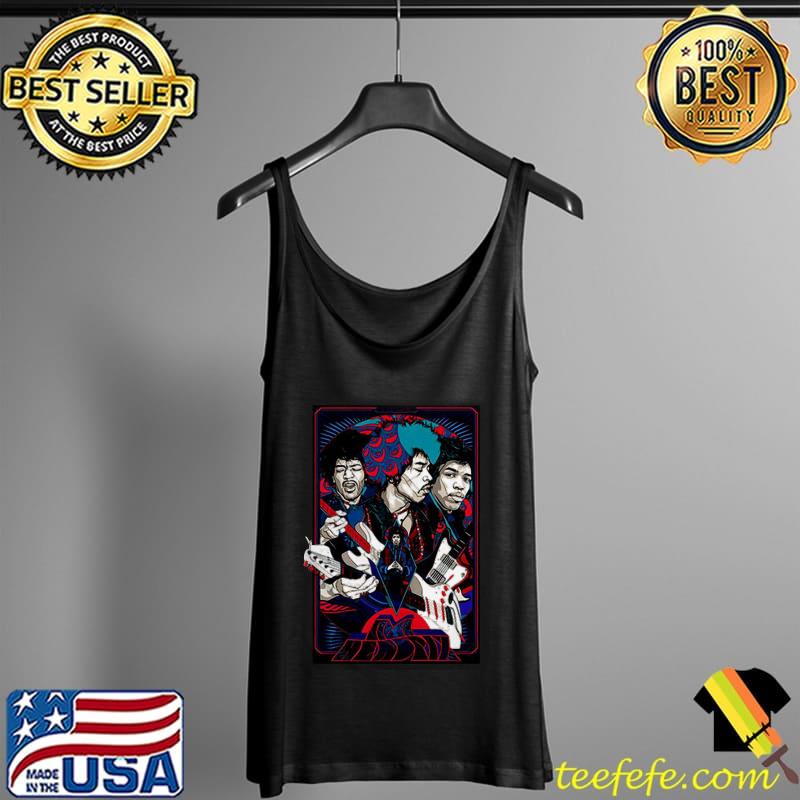 Official Tyler Stout Jimi Hendrix Poster Art Shirt Tank Top Official Tyler Stout Jimi Hendrix Poster Art Shirt Tank Top