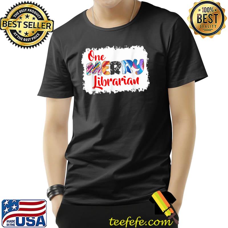 One Merry Librarian Christmas PJ Xmas Matching T-Shirt Unisex One Merry Librarian Christmas PJ Xmas Matching T-Shirt Unisex