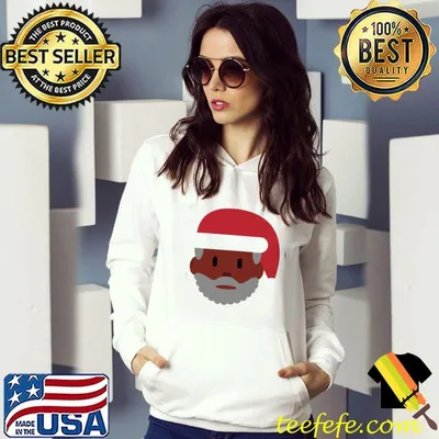 Original black Santa Claus Christmas Shirt