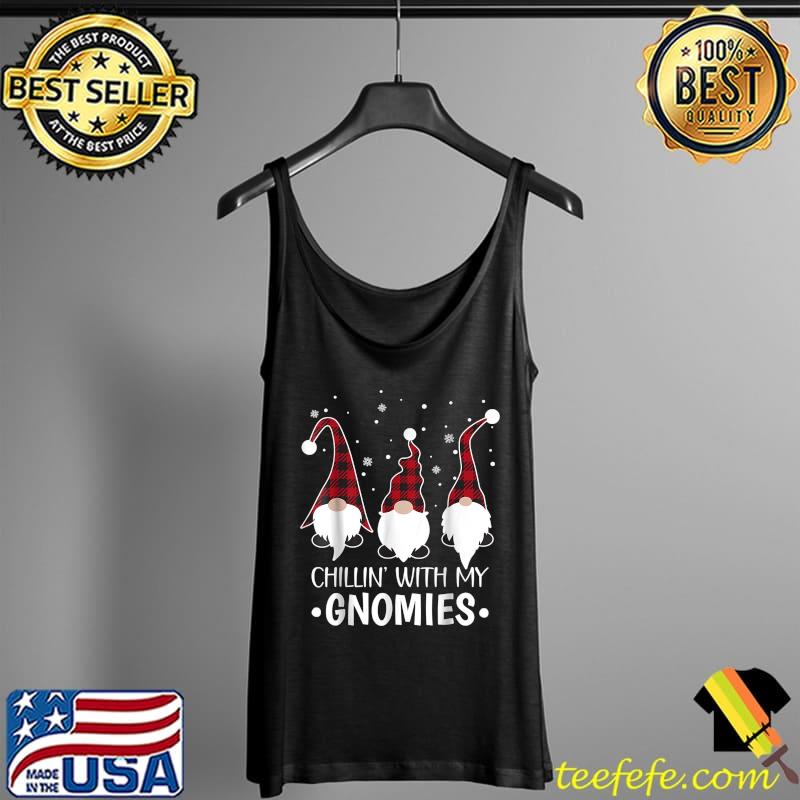 Original Chillin With My Gnomies Buffalo Plaid Gnome Christmas Pajama T-Shirt Tank Top Original Chillin With My Gnomies Buffalo Plaid Gnome Christmas Pajama T-Shirt Tank Top