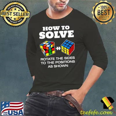 Original competitive Puzzle Cube How To Solve Speed Cubing Retro T-shirt