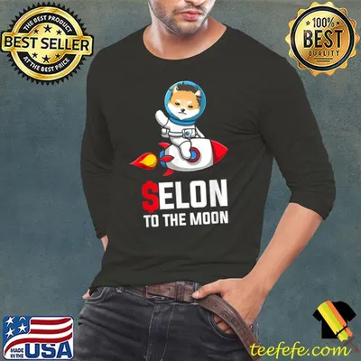 Original dogelon Mars To the Moon, Elon Digital Coin Asset Blockchain T-Shirt