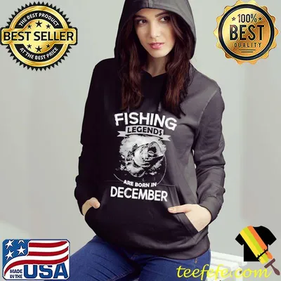 Original Fishing Legends Are Born In December Shirts