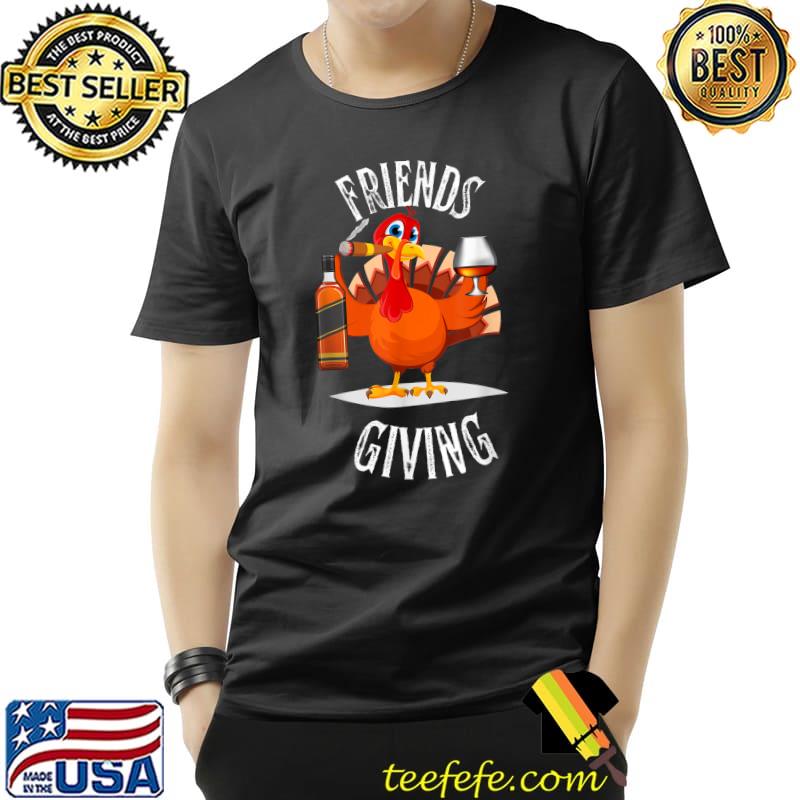 Original happy Friendsgiving Turkey Friends Giving Funny T-Shirt Unisex Original happy Friendsgiving Turkey Friends Giving Funny T-Shirt Unisex