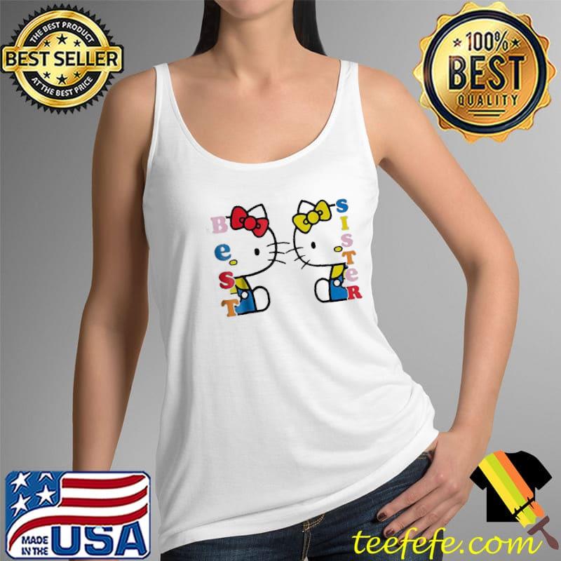 Original Hello Kitty and Mimmy Best Sister Tank Top Original Hello Kitty and Mimmy Best Sister Tank Top
