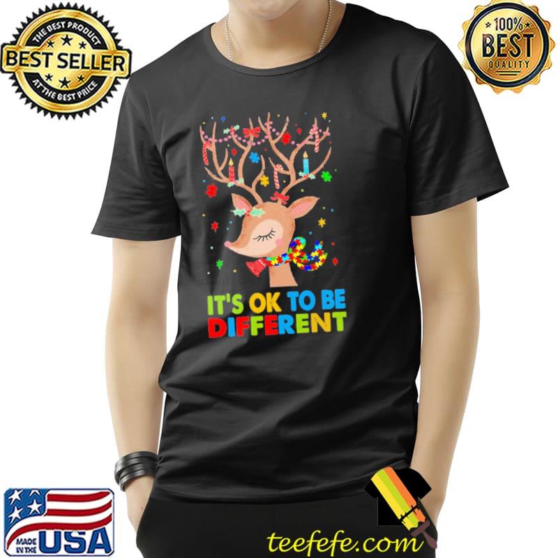 Original It's Ok To Be Different Deer Christmas Shirt Unisex Original It's Ok To Be Different Deer Christmas Shirt Unisex