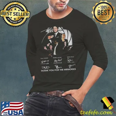Original James Bond 007 Fans Thank You For The Memories Signature Shirt