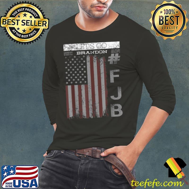 Original Let’s Go Brandon Conservative Anti Liberal US Flag T Shirt