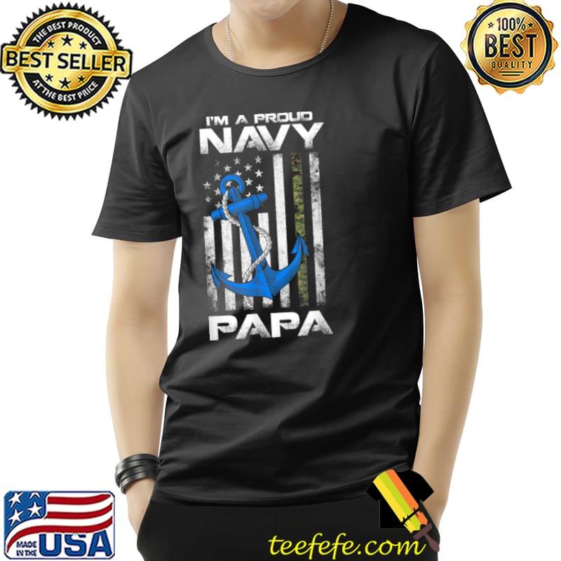 Original Mens Proud Navy Papa Shirt American Flag Vintage T Shirt Unisex Original Mens Proud Navy Papa Shirt American Flag Vintage T Shirt Unisex