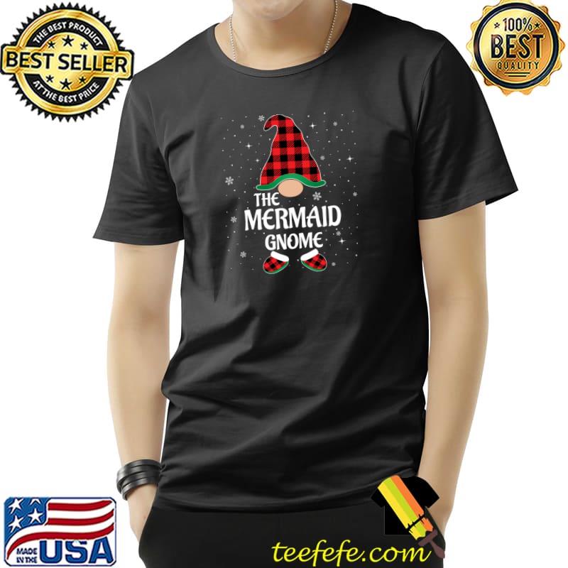 Original mermaid Gnome Buffalo Red Plaid Matching Christmas Pajama T-s Unisex Original mermaid Gnome Buffalo Red Plaid Matching Christmas Pajama T-s Unisex