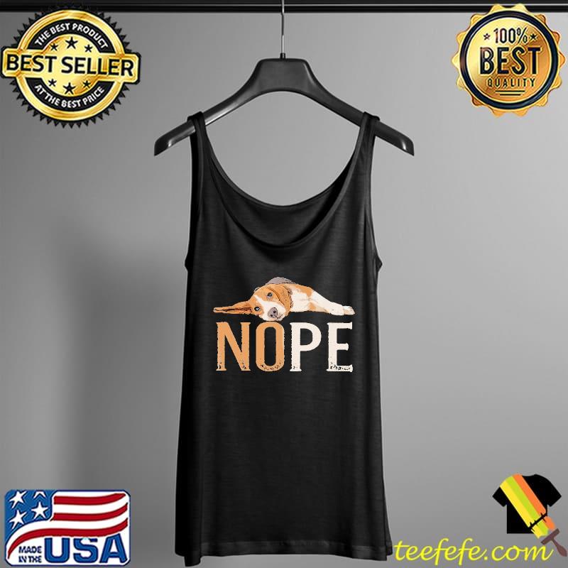 Original nope Lazy Beagle Shirt Tank Top Original nope Lazy Beagle Shirt Tank Top