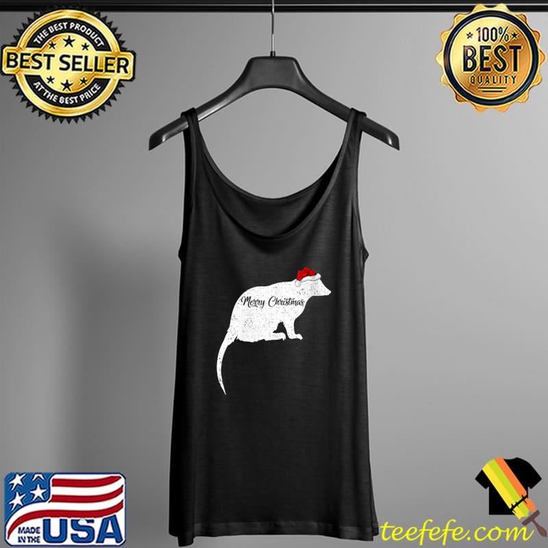 Original opossum Animal Lover Xmas Santa Hat Opossum Christmas T-s Tank Top Original opossum Animal Lover Xmas Santa Hat Opossum Christmas T-s Tank Top