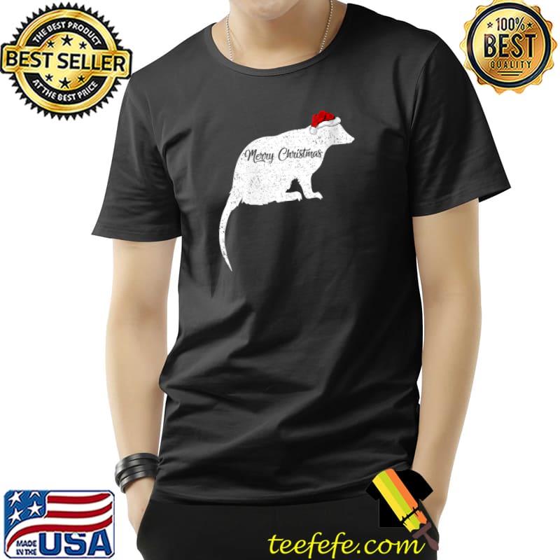 Original opossum Animal Lover Xmas Santa Hat Opossum Christmas T-s Unisex Original opossum Animal Lover Xmas Santa Hat Opossum Christmas T-s Unisex