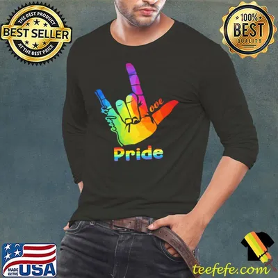 Original Rock Hand Love is Love LGBT Pride Shirt