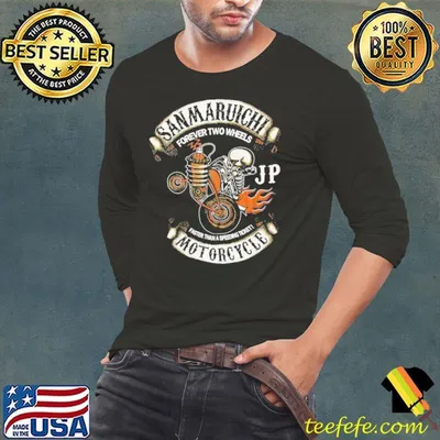 Original Sanmaruich forever two wheels faster than a speeding ticket motorcycle shirt