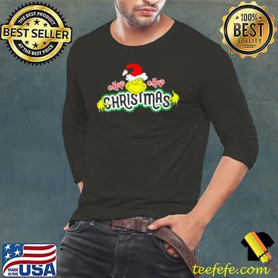 Original Santa Grinch merry christmas shirt