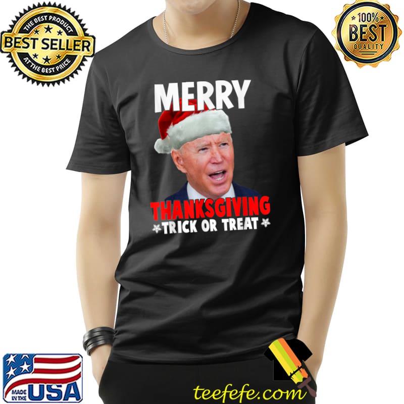 Original Santa Joe Biden Merry Thanksgiving Christmas Ugly Sweater T-Shirt Unisex Original Santa Joe Biden Merry Thanksgiving Christmas Ugly Sweater T-Shirt Unisex