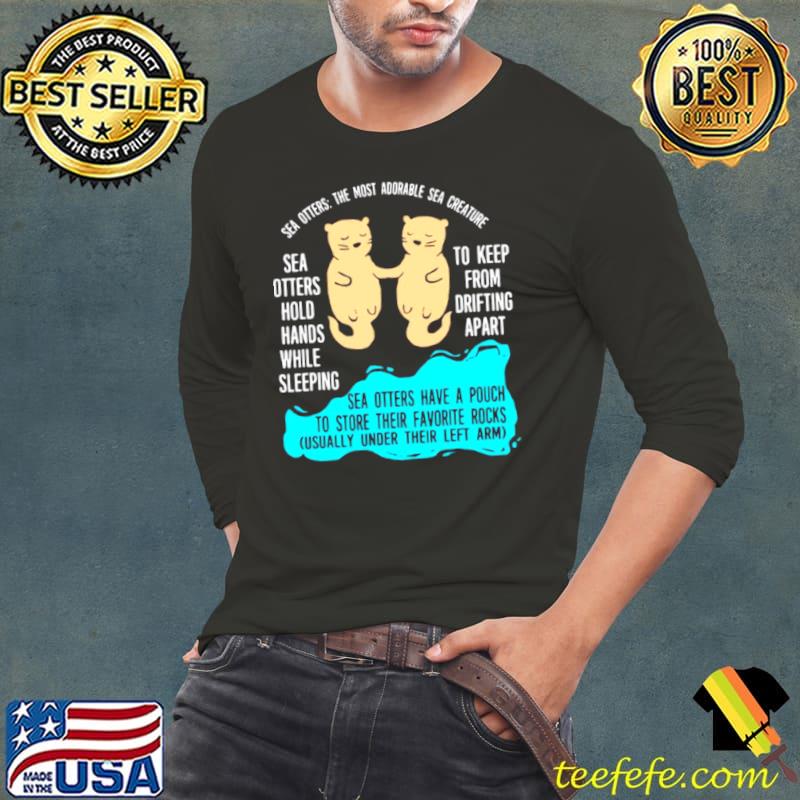 Original Sea Otter Facts Carnivorous Mammals Shirt