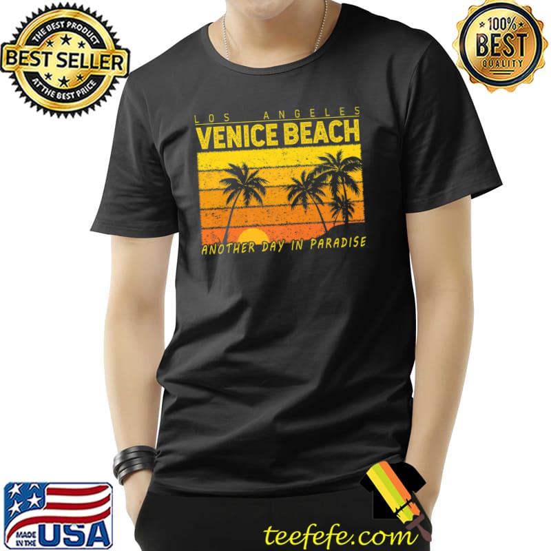 Original Venice Beach Retro Sunset Los Angeles Palm Tree Premium T-Shirt Unisex Original Venice Beach Retro Sunset Los Angeles Palm Tree Premium T-Shirt Unisex