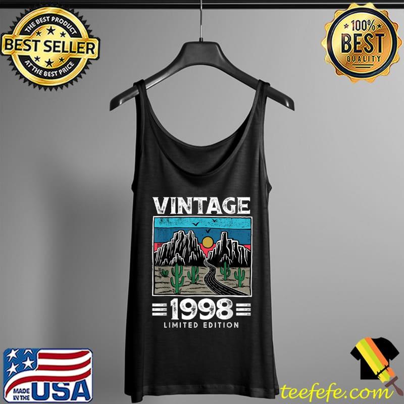 Original Vintage 1998 Made in 1998 23rd Birthday Limited Edition T Shirt Tank Top Original Vintage 1998 Made in 1998 23rd Birthday Limited Edition T Shirt Tank Top
