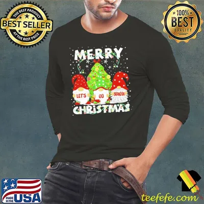 Original Vintage Merry Christmas Let’s Go Gnomies Brandon Anti Biden Unisex Sweatshirt