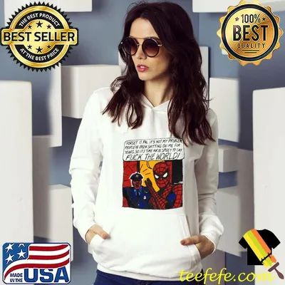 Original Vintage Spider-man Fuck The World Shirt