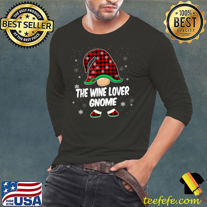 Original Wine Lover Gnome Buffalo Plaid Matching Family Christmas T Shirt Long Sleeve Tee Original Wine Lover Gnome Buffalo Plaid Matching Family Christmas T Shirt Long Sleeve Tee