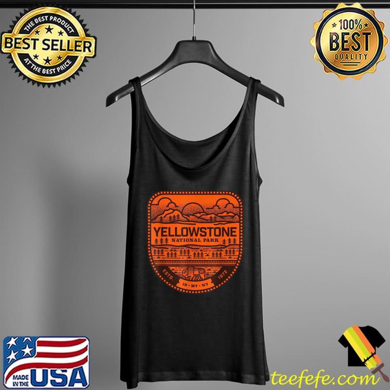 Original Yellowstone National Park Vintage Retro Park Logo T-Shirt Tank Top Original Yellowstone National Park Vintage Retro Park Logo T-Shirt Tank Top