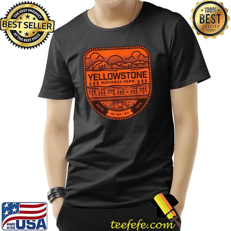 Original Yellowstone National Park Vintage Retro Park Logo T-Shirt Unisex Original Yellowstone National Park Vintage Retro Park Logo T-Shirt Unisex