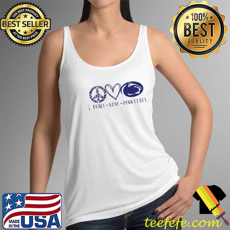 Peace Love and Penn Pennsylvania Football s Tank Top Peace Love and Penn Pennsylvania Football s Tank Top