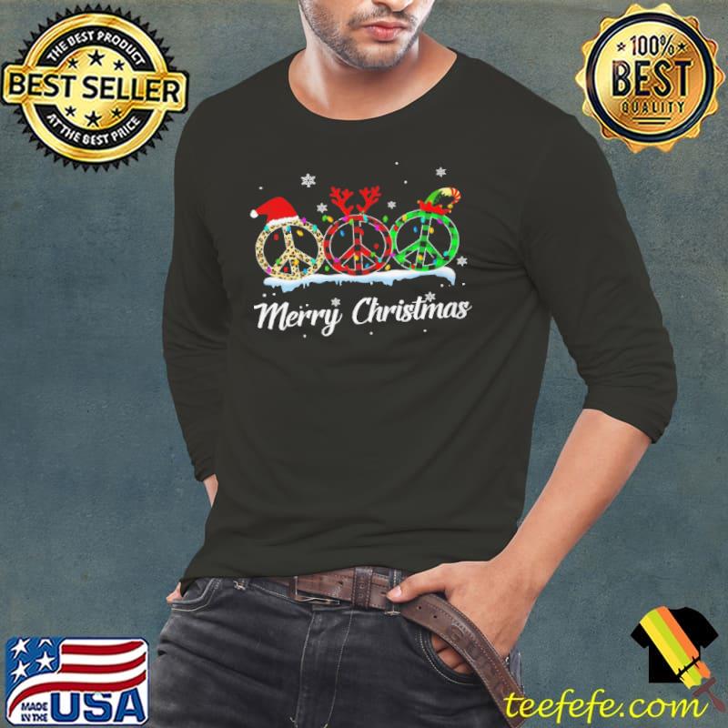Peace merry christmas shirt Peace merry christmas shirt