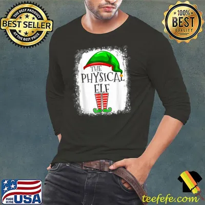 Physical Elf Matching Group Xmas Funny Family Christmas T Shirt