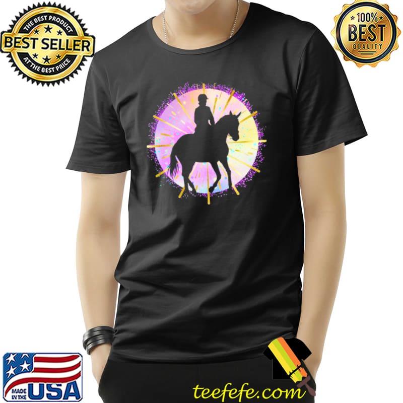 Pink Horse Riding Girl Birthday Rider Equestrian Show Shirt Unisex Pink Horse Riding Girl Birthday Rider Equestrian Show Shirt Unisex