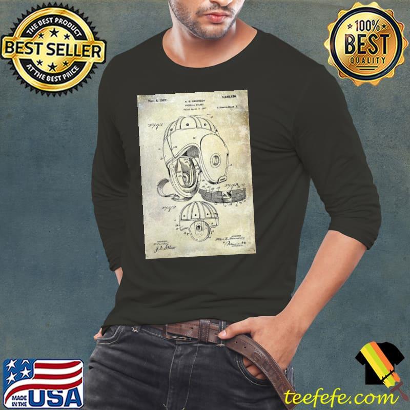Premium 1927 Football Helmet Shirt Long Sleeve Tee Premium 1927 Football Helmet Shirt Long Sleeve Tee