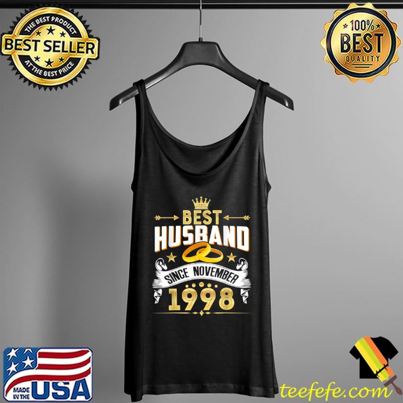 Premium 23rd Wedding Anniversary Best Husband Since 1998 T Shirt Tank Top Premium 23rd Wedding Anniversary Best Husband Since 1998 T Shirt Tank Top