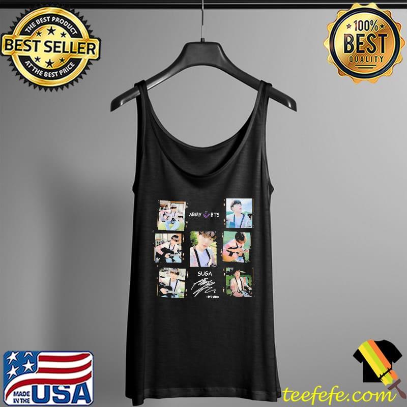 Premium army and bts player all team suga of bts signature s Tank Top Premium army and bts player all team suga of bts signature s Tank Top
