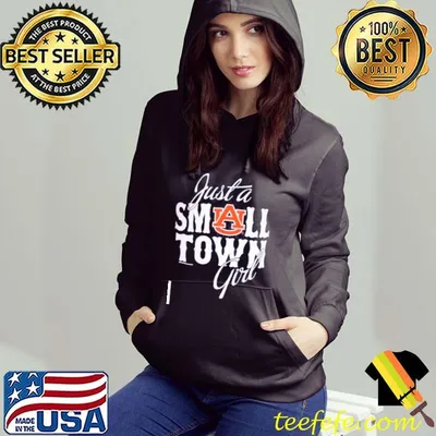 Premium aUBURN TIGERS WAR EAGLE JUST A SMALL TOWN GIRL BRIGHT SHIRT