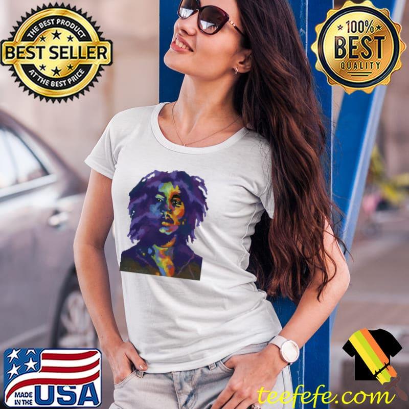 Premium Bob marley art Ladies Tee Premium Bob marley art Ladies Tee
