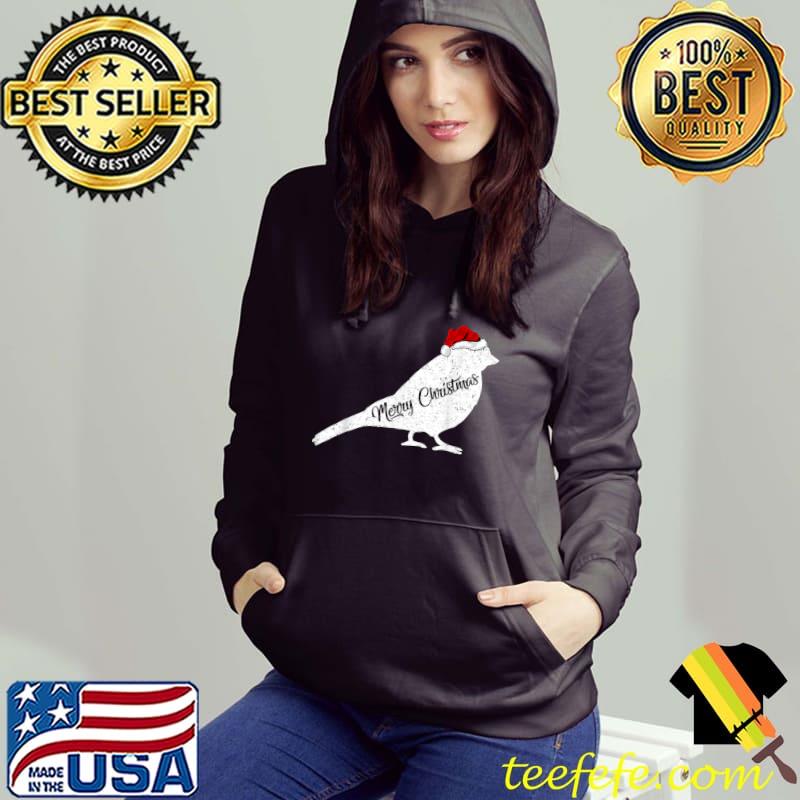 Premium bullfinch Bird Lover Xmas Santa Hat Bullfinch Christmas T-Shirt Premium bullfinch Bird Lover Xmas Santa Hat Bullfinch Christmas T-Shirt