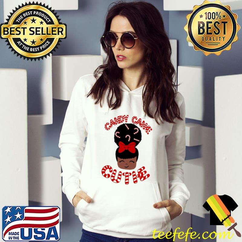 Premium candy Cane Cute Afro Peekaboo Christmas Shirt Premium candy Cane Cute Afro Peekaboo Christmas Shirt