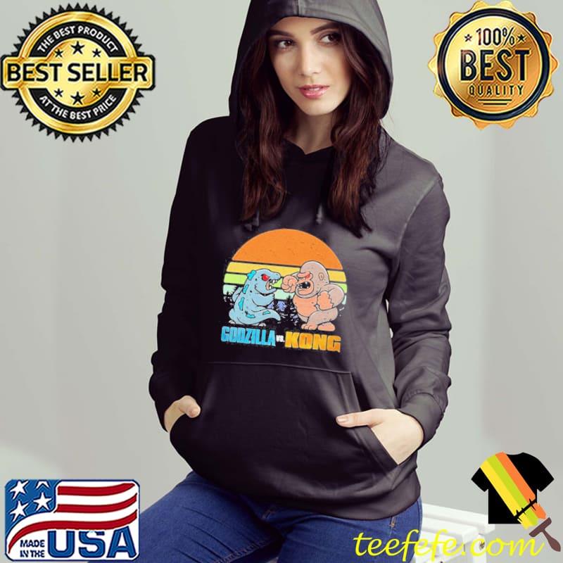 Premium Chibi Godzilla Vs Kong Movie 2021 Vintage Retro shirt