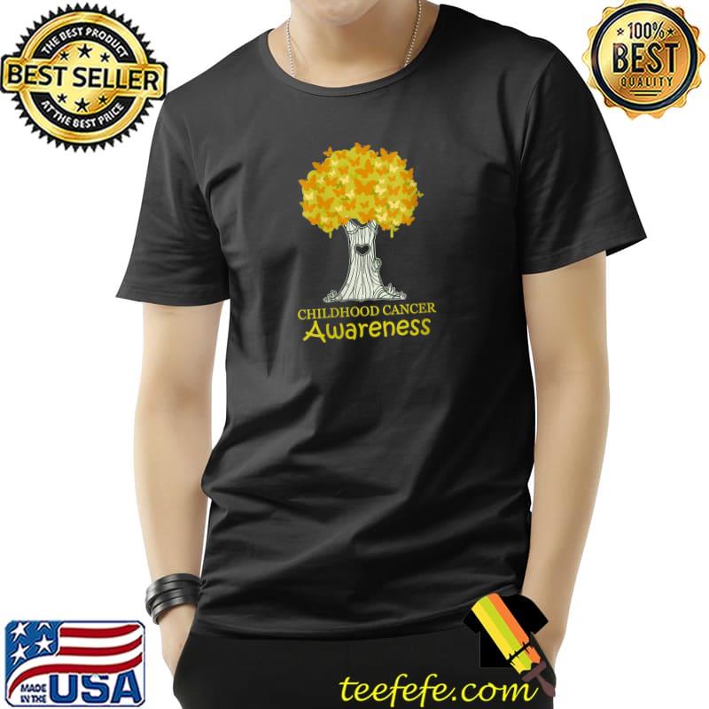 Premium childhood Cancer Survivor Gold Ribbon T-s Unisex Premium childhood Cancer Survivor Gold Ribbon T-s Unisex