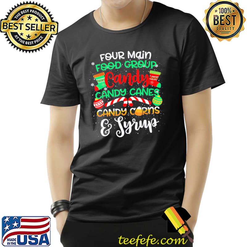Premium Christmas Four Main Food Groups Elf Buddy Xmas Pajamas T-Shirt Unisex Premium Christmas Four Main Food Groups Elf Buddy Xmas Pajamas T-Shirt Unisex