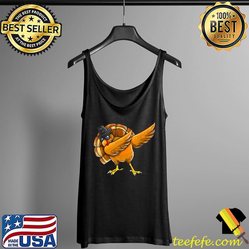 Premium Dabbing Turkey Shirt Thanksgiving Boys Kids Men Turkey Day T Shirt Tank Top Premium Dabbing Turkey Shirt Thanksgiving Boys Kids Men Turkey Day T Shirt Tank Top