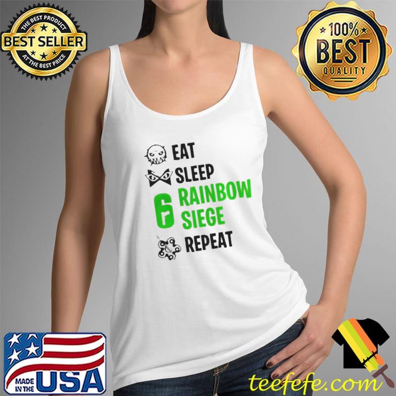 Premium eat sleep rainbow siege repeat s Tank Top Premium eat sleep rainbow siege repeat s Tank Top