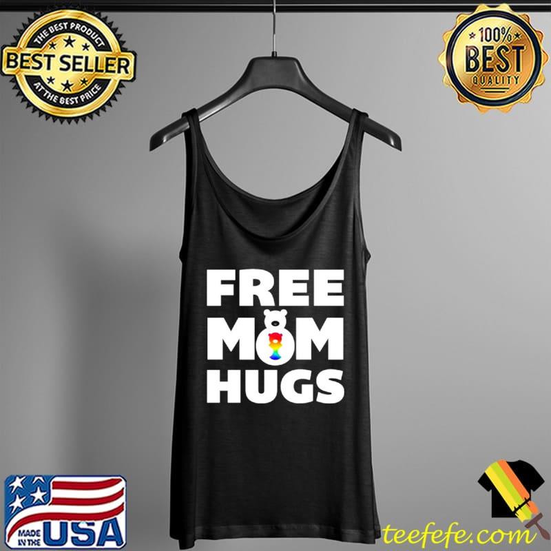 Premium Free Mom Hugs Bear LGBTQ Tank Top Premium Free Mom Hugs Bear LGBTQ Tank Top